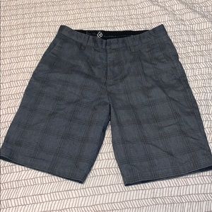 Volcom men’s corpo class plaid shorts size 32